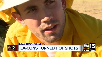 Ex-cons get second chance as wildfire firefighters