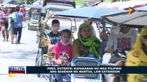 Pangulong Duterte: Kapakanan ng mga Pilipino ang basehan ng Martial law extension sa Mindanao