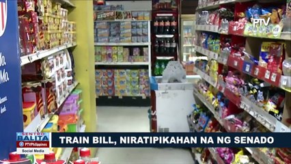 TRAIN bill, niratipikahan na ng Senado