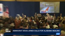 i24NEWS DESK | Democrat Doug Jones calls for Alabama healing | Thursday, December 14th 2017