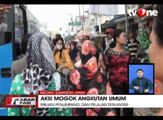 Aksi Mogok Angkutan Umum di Medan, Ribuan Penumpang Terlanta