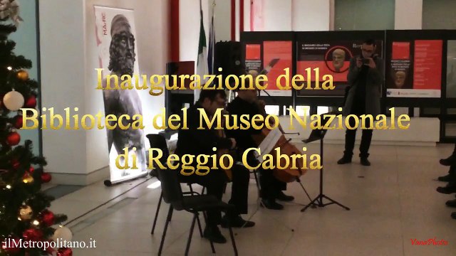 Biblioteca Reggio Calabria, inaugurata la biblioteca del Museo Archeologico Nazionale