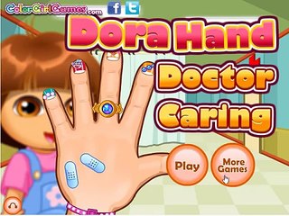online free games for kids- Dora Hand Doctor( Dora Games)