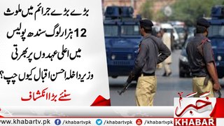 12 Thousands Criminals in Sindh Police