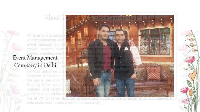 Best Wedding Planners in Delhi | V3 Events & Entertainments Pvt