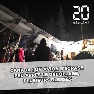 Canada: Un avion s'écrase après le décollage, des blessés