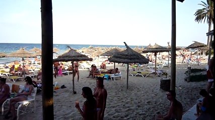 Foam beach party - Sousse, Tunisia