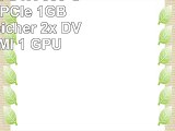 PNY NVIDIA GTX 650 Grafikkarte PCIe 1GB GDDR5 Speicher 2x DVI miniHDMI 1 GPU