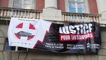Manifestation des barreaux savoyards contre la menace de la fermeture de la Cour d'Appel de Chambéry