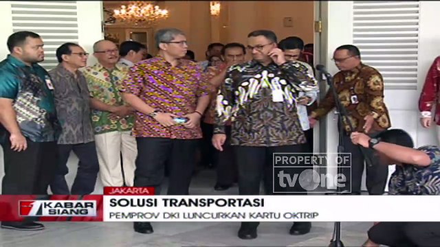 Pemprov DKI Jakarta Resmi Luncurkan Kartu OKTRIP (One Karcis One Trip)