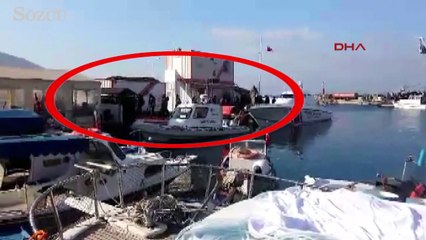 Dikili’de kaçaklar kayalıklarda mahsur kaldı