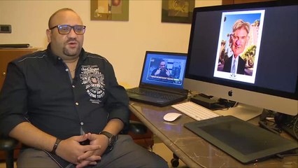 هذا الصباح- أسومة يبدع في تحويل الصور إلى كاريكاتيرية