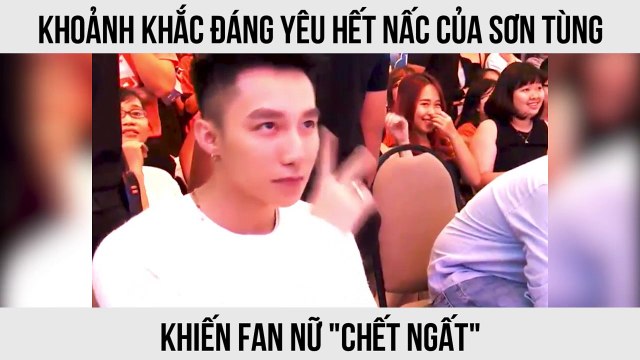 Khoảnh khắc đáng yêu hết nấc của Sơn Tùng khiến fan nữ chết ngất