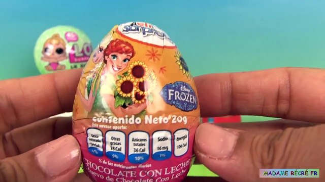 94.Oeufs Surprises Poupées LOL Mashems Avengers Super Héros Peppa Pig