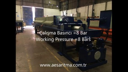 Frame & Plate Filter Press- Dolu&Boş (Çerçeve) Filtre Pres