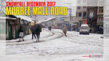 Murree Mall Road Snowfall Start December 2017