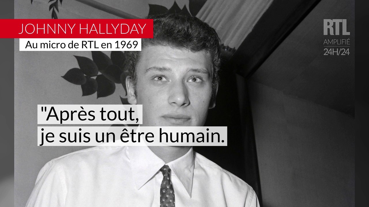 Quand Johnny Hallyday faisait son autoportrait sur RTL en 1969