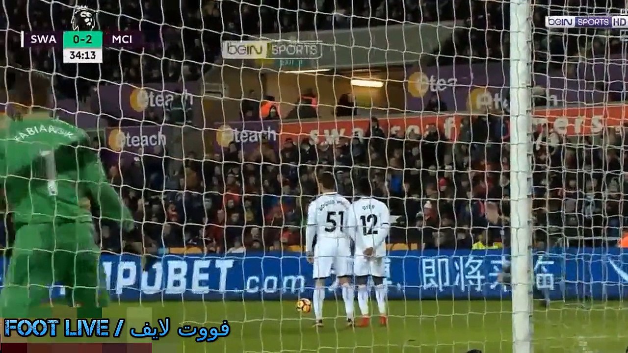اهداف مانشستر سيتي وسوانزي سيتي