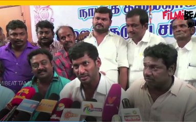 விஷால் மீது வழக்கு தொடர்ந்த ராதாரவி. விஷால் நேரில் ஆஜராக உத்தரவு- வீடியோ