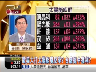 一世賺大錢20120919太陽能發熱了?