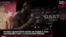 Patrice Quarteron offre un kebab à son adversaire turc avant le combat, la situation dérape (vidéo)