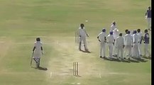 Fair run out- Fielder knocks over batsman's bat and breaks the stumps - YouTube