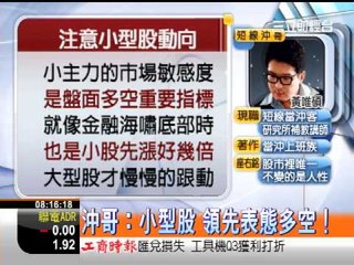 三立0800整點新聞李昕芸20121031『聚財Gimme 5 』短線沖哥