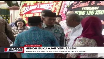 Kemendikbud Akan Segera Menarik Dan Merevisi Buku Ajar Yerusalem