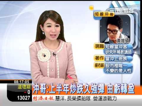三立0800整點新聞李昕芸20130102『聚財Gimme 5 』短線沖哥