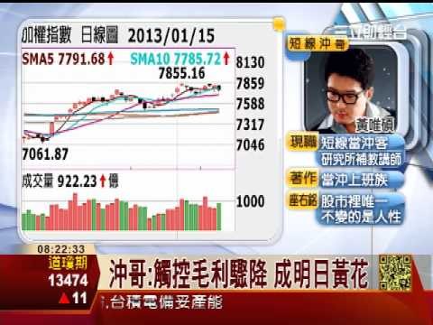 三立0800整點新聞20130116『聚財Gimme 5 』短線沖哥