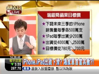 一世賺大錢20121217蘋果傳下修出貨