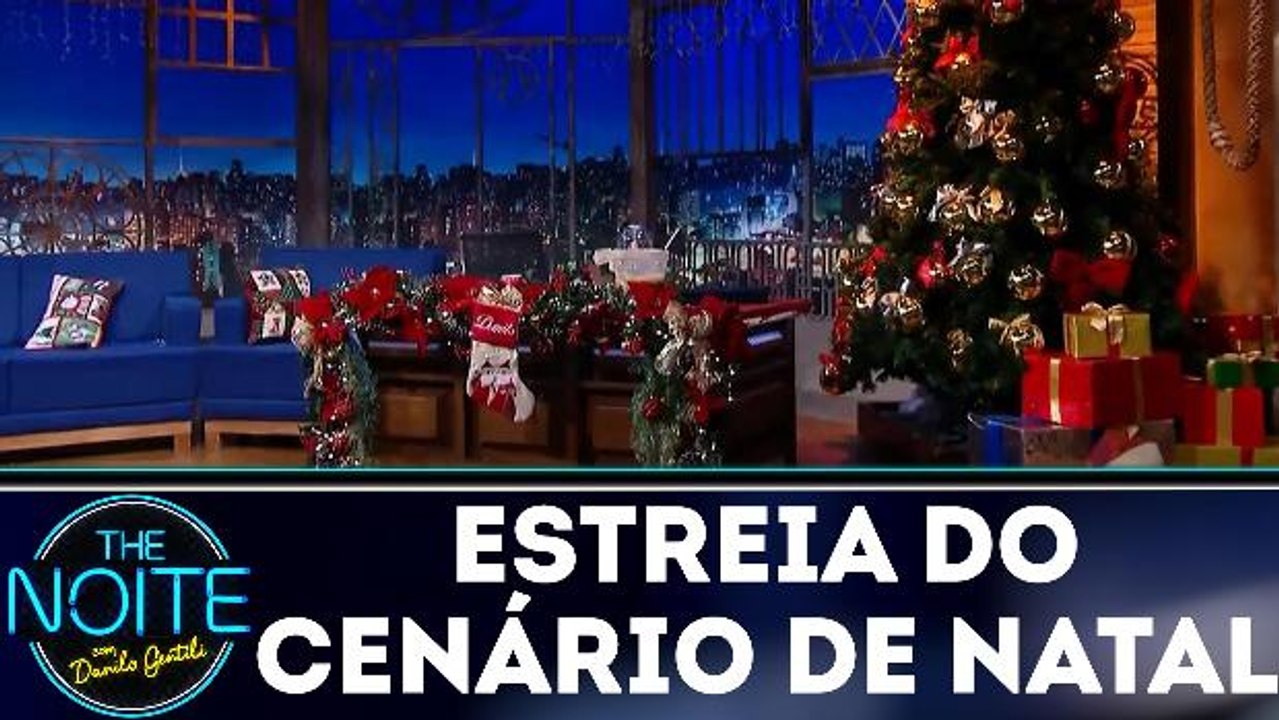 Danilo estreia cenário de Natal