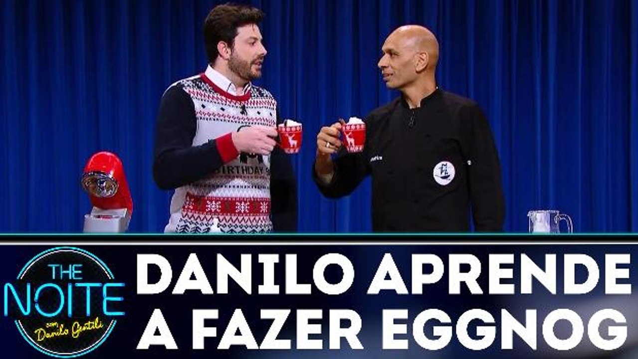Chef de NY ensina Danilo a preparar eggnog