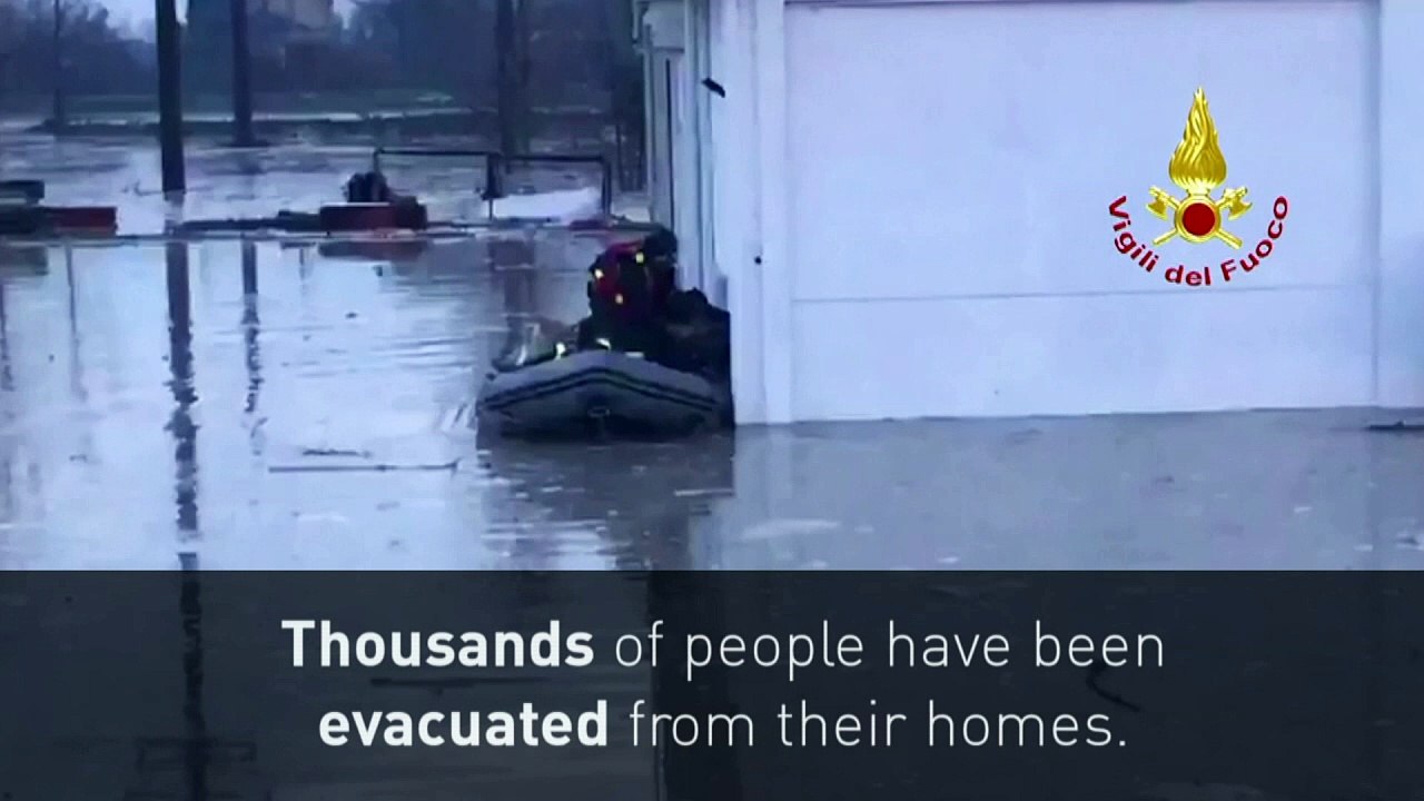 Thousands evacuated as severe floods ravage Northern Italy
