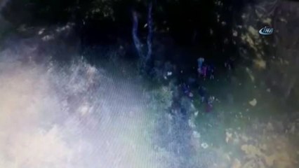 Jandarma Ekipleri Kaçakları Drone ile Böyle Tespit Etti