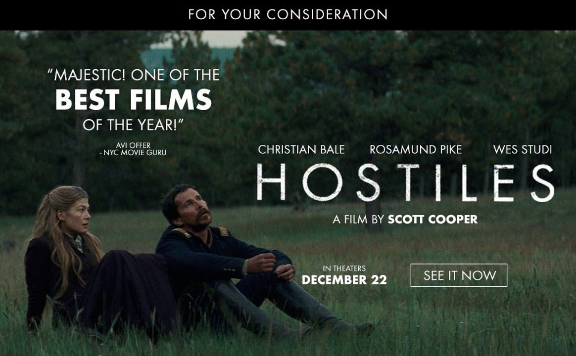 Hostiles Trailer 12/22/2017