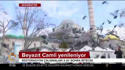 Beyazıt Camii yenileniyor