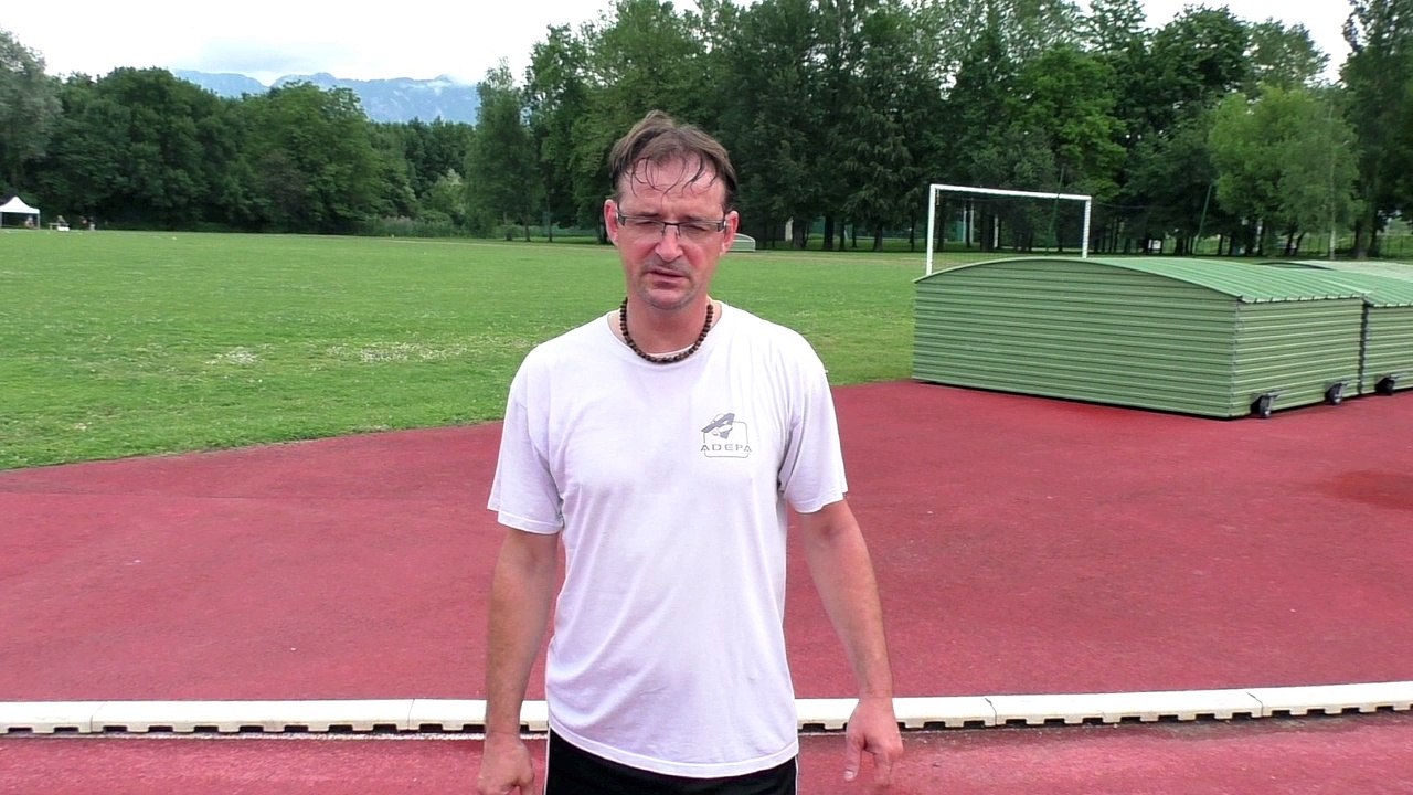 Courir avec une lame de course