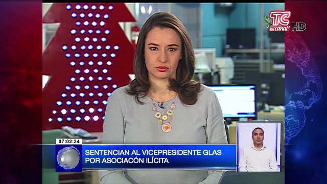 Sentencian al vicepresidente Glas por asociación ilícita