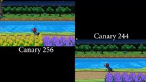 Pokémon - Citra Canary 256 vs. Citra Canary 244 comparison - All main games