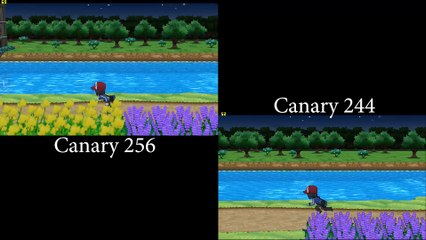 Pokémon - Citra Canary 256 vs. Citra Canary 244 comparison - All main games
