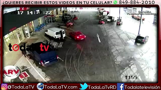 Empleados impiden Robo con sus montacargas-Al Rojo Vivo-Video