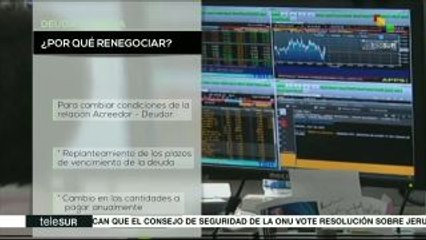 ¿En qué consiste la reestructuración de la deuda de los países?