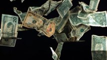 Slow Motion Falling Money HD US Dollars Fall from the Sky with Video Shot in High Definition Format (1)