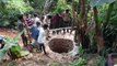 Trapped leopard rescued from well in India