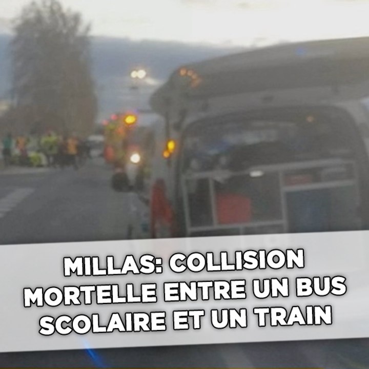 Quatre morts et des blessés dans une collision entre un bus scolaire et un train
