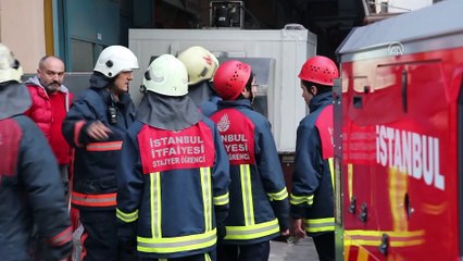 Topkapı'da iş merkezinde yangın - İSTANBUL