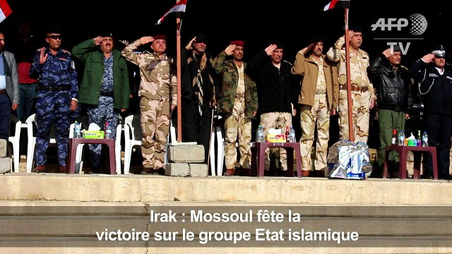 Irak: après Bagdad, Mossoul fête la victoire sur l'EI