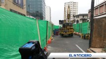 Agilitan trabajos de la aerovía en céntrica avenida de Guayaquil