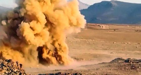 PKK'lı Teröristlerin Yola Tuzakladığı 350 Kiloluk EYP İmha Edildi